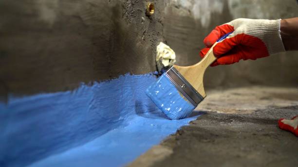 Commercial Foundation Crack Repair project at a Laurel, IN business property by SJ Waterproofing Pros